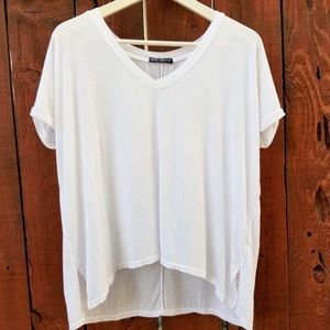 Brandy Melville White V Neck 🎶